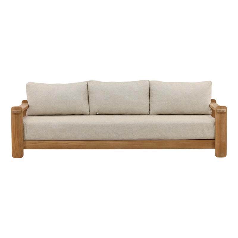Julie - Outdoor Sofa - Fairfax Taupe And Natural