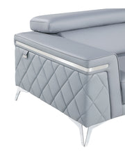 1140 - Top Grain Italian Leather Sofa - R&R Furniture Gallery (Fountain Valley, CA)