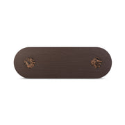Braya - Faux Emperador Marble Console Table - Dark Brown - R&R Furniture Gallery (Fountain Valley, CA)