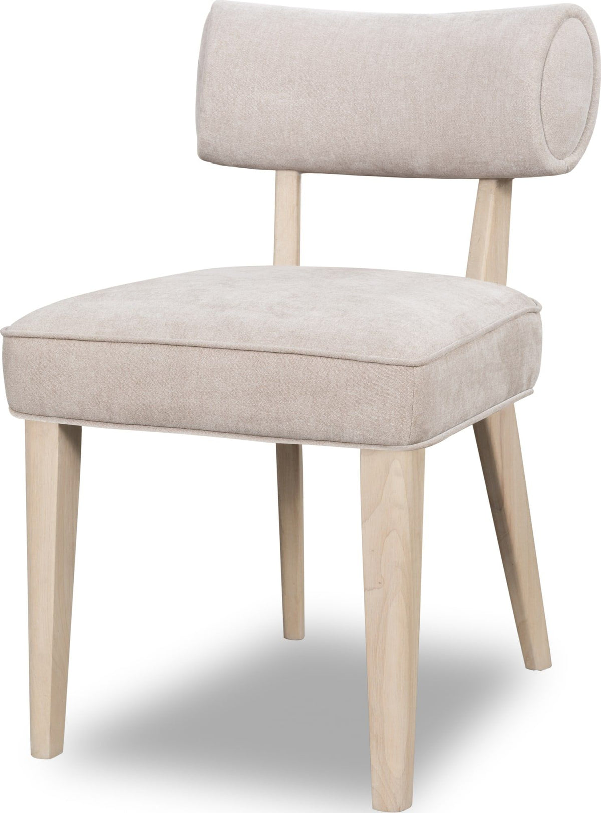 Magnolia Wood Frame Upholstered Dining Chair in Brown Sugar Chenille