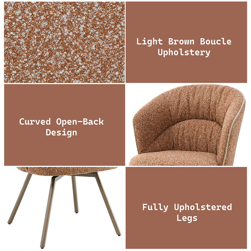 Lidi - Side Chair (Set of 2) - Rust Orange - R&R Furniture Gallery (Fountain Valley, CA)