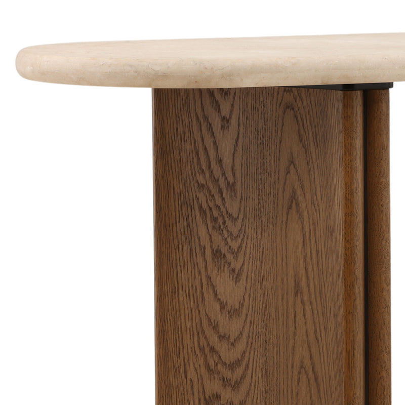 Oja - Console Table - Brown And Cream