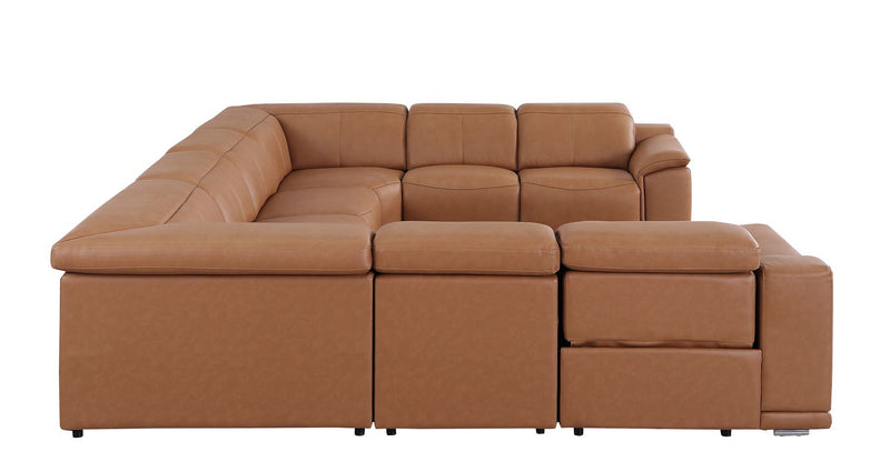 9762 - 8-Piece U-Shaped Sectional Sofa With 4 Power Recliners