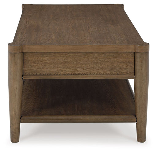 Roanhowe - Rectangular Cocktail Table - Brown - R&R Furniture Gallery (Fountain Valley, CA)