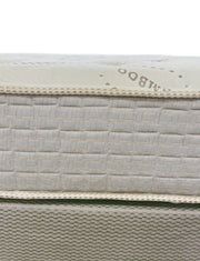 Golden Mattress DreamFlex 14.5-inch two-sided pillow top mattress with plush fabric and layered cushioning for comfort.
