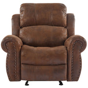 Wide Standard Manual Glider Recliner - R&R Furniture Gallery (Fountain Valley, CA)