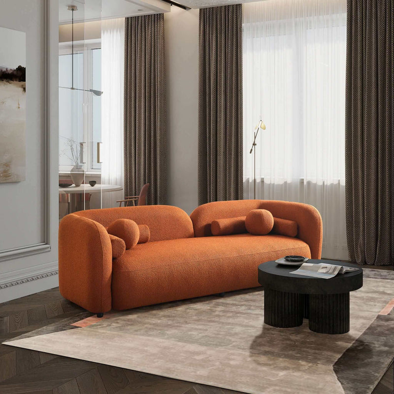 Donna - Japandi Style, Boucle Sofa - R&R Furniture Gallery (Fountain Valley, CA)
