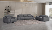 9762 - 6-Piece Modular Power Reclining Sofa, Loveseat And Chair Set With 5 Power Recliners In - R&R Furniture Gallery (Fountain Valley, CA)