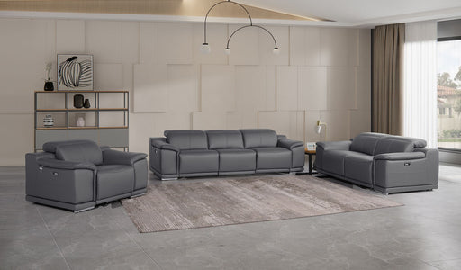 9762 - 6-Piece Modular Power Reclining Sofa, Loveseat And Chair Set With 5 Power Recliners In - R&R Furniture Gallery (Fountain Valley, CA)