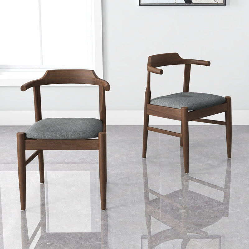 Leon - Mid-Century Modern Dining Chair (Set of 2) - R&R Furniture Gallery (Fountain Valley, CA)
