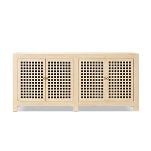 Alden - 4 Door Cabinet - White