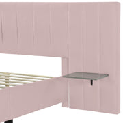Upholstered Platform Bed With Big Headboard - R&R Furniture Gallery (Fountain Valley, CA)