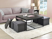 Caitlin - Wood Grain 5 Piece Coffee Table (Set of 5) - R&R Furniture Gallery (Fountain Valley, CA)