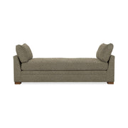 Classic Home Audrey daybed with wooden frame and plush cushions, featuring a cozy, elegant design for living room or guest space.