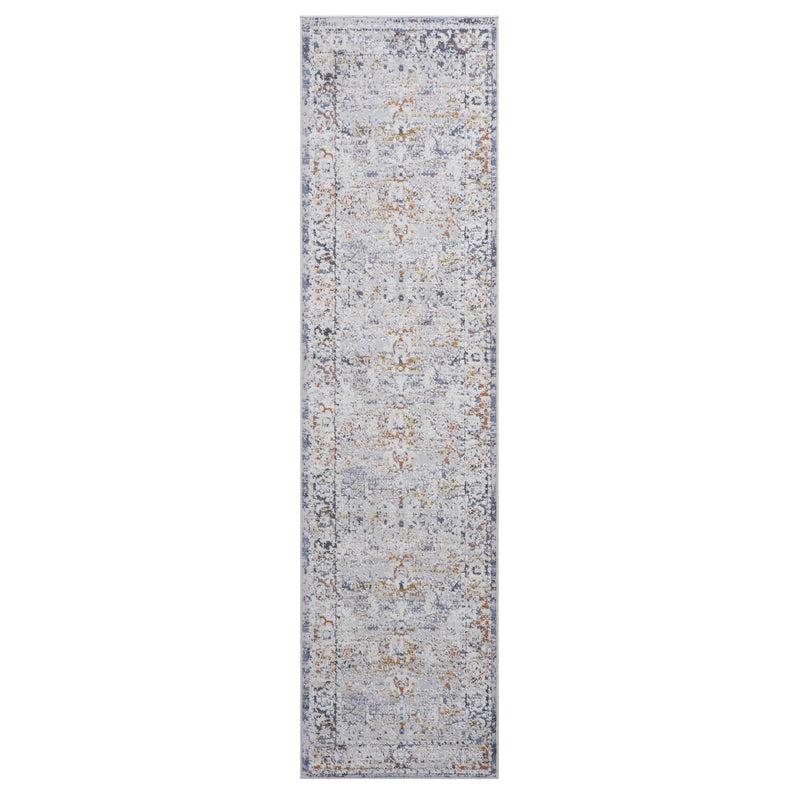 Payas - 2' X 8' Traditional Runner Rug - Ivory / Gray - R&R Furniture Gallery (Fountain Valley, CA)
