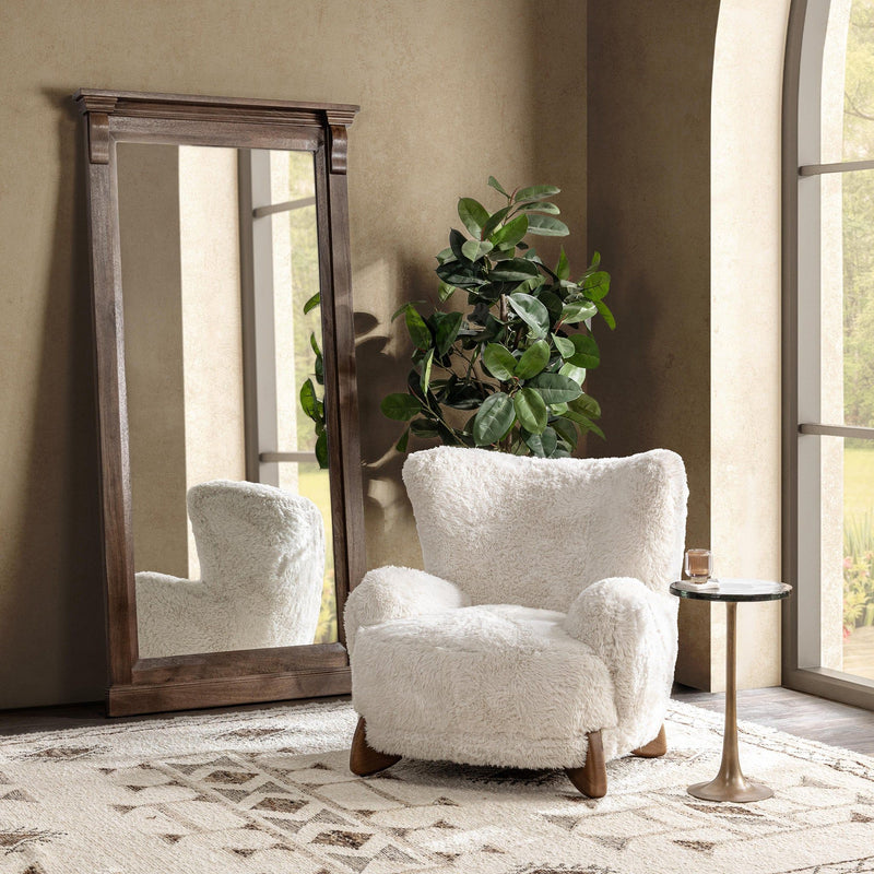 Fabiana - Round Accent Table - Brass - R&R Furniture Gallery (Fountain Valley, CA)