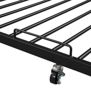 Platform Bed Frame With Trundle, USB Ports And Slat Support, No Box Spring Needed - R&R Furniture Gallery (Fountain Valley, CA)