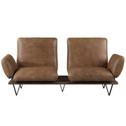 Narech - Sofa With Swivel - Nutmeg Top Grain Leather - R&R Furniture Gallery (Fountain Valley, CA)