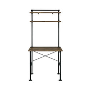 Ensata - Writing Desk - Rustic Oak & Black - R&R Furniture Gallery (Fountain Valley, CA)