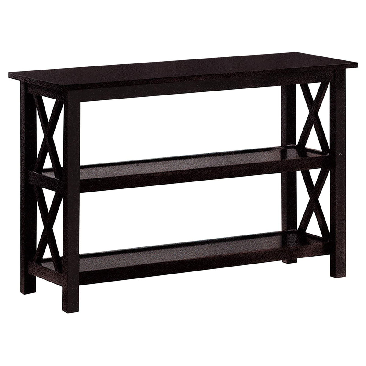 Sofa Table With Shelf - Brown