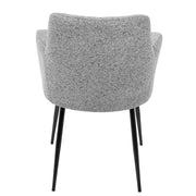 Pair of Lumi Source Andrew contemporary dining chairs with sleek design and comfortable seats, set of two for modern dining spaces.