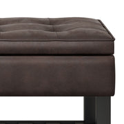 Cosmopolitan - Storage Ottoman Bench With Open Bottom - R&R Furniture Gallery (Fountain Valley, CA)
