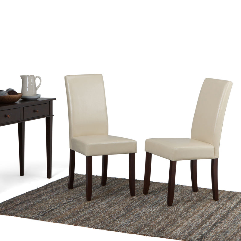 Acadian - Upholstered Parson Dining Chair (Set of 2) - R&R Furniture Gallery (Fountain Valley, CA)