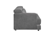 Alwin - Modular Lf Sofa - Dark Gray Fabric - R&R Furniture Gallery (Fountain Valley, CA)