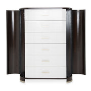 Paris Chic - 6-Drawer Chest - Espresso Brown - R&R Furniture Gallery (Fountain Valley, CA)
