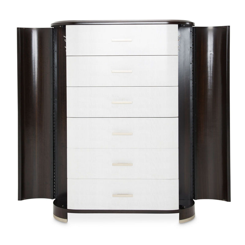Paris Chic - 6-Drawer Chest - Espresso Brown - R&R Furniture Gallery (Fountain Valley, CA)