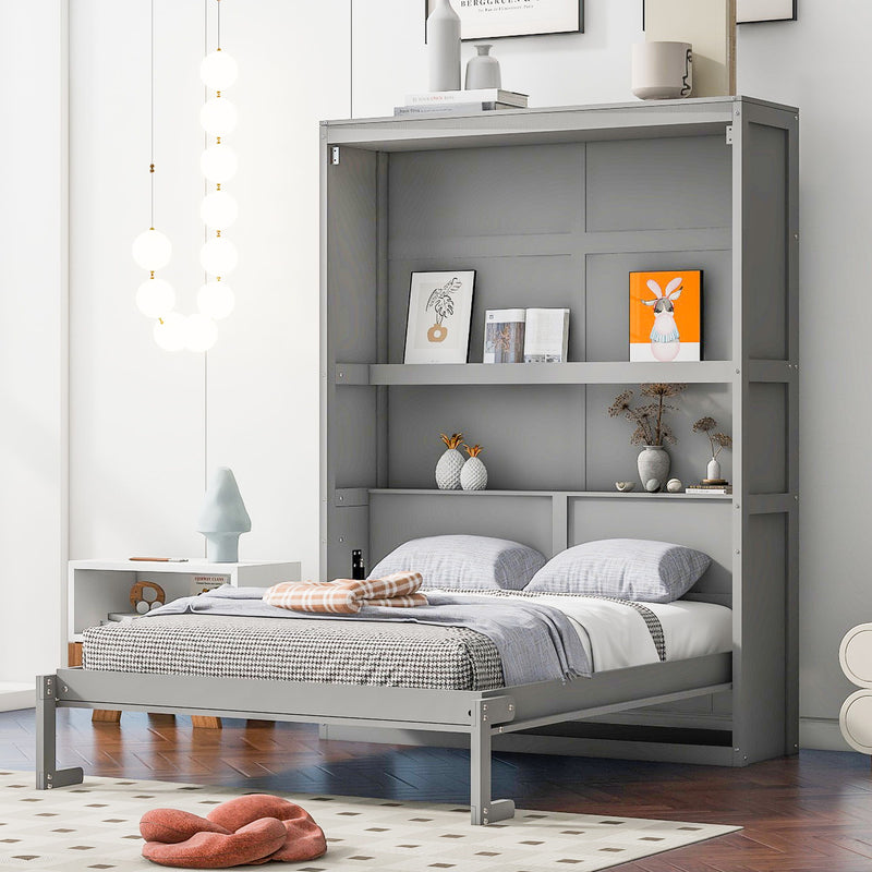 Murphy Wall Bed With Shelves, Space Saving - R&R Furniture Gallery (Fountain Valley, CA)