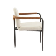 Modern Dining Chair Set With Durable Iron Frame And Comfortable Fabric Upholstery - R&R Furniture Gallery (Fountain Valley, CA)