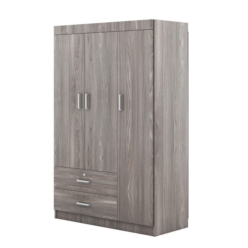 3 Door Wardrobe With 2 Drawers - R&R Furniture Gallery (Fountain Valley, CA)