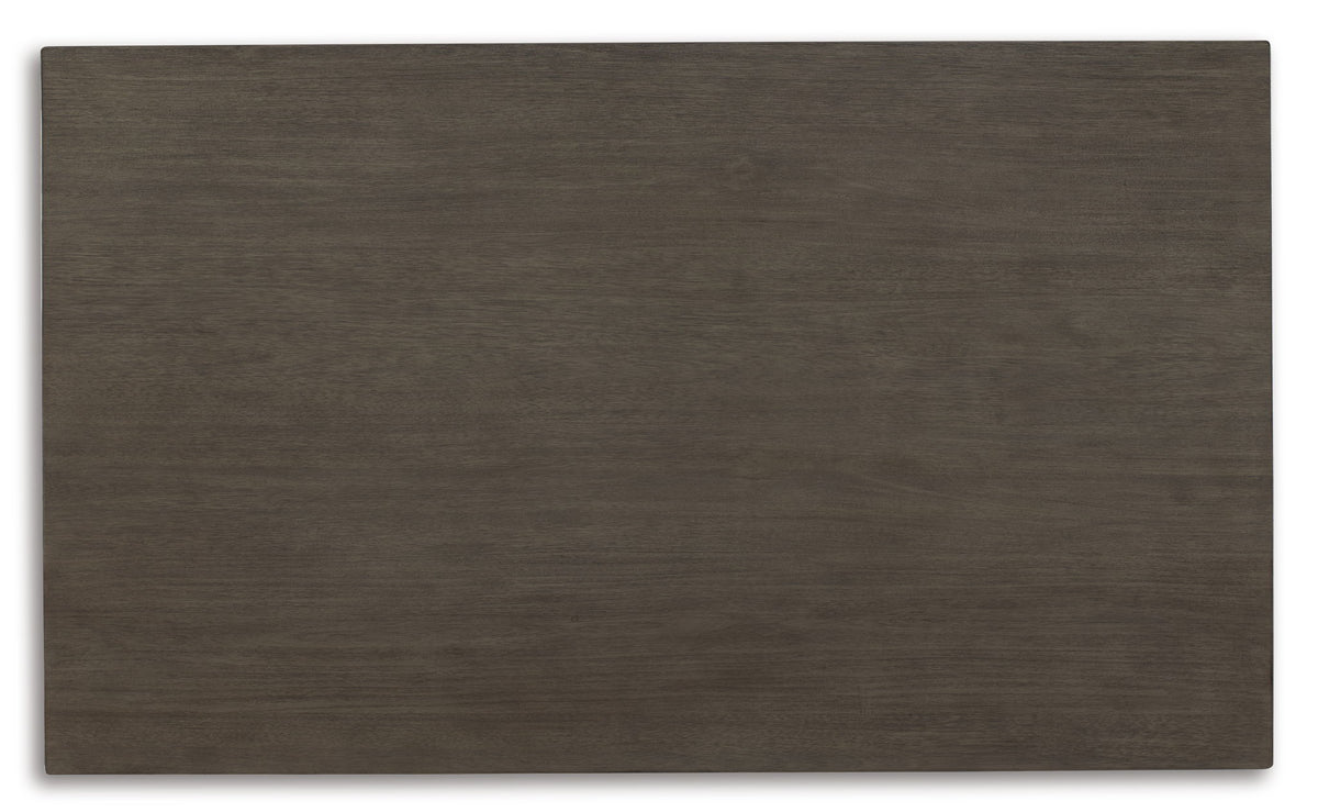 Caitbrook - RECT DRM Table Set (Set of 7) - Gray - R&R Furniture Gallery (Fountain Valley, CA)