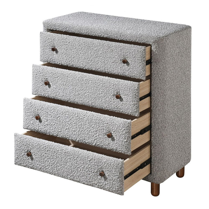 Cleo - Chest - Gray Boucle - R&R Furniture Gallery (Fountain Valley, CA)