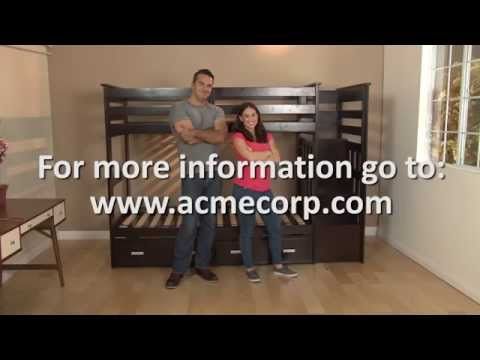 Allentown - Bunk Bed w/Storage Ladder & Trundle