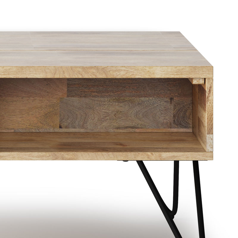 Hunter - Handcrafted Lift Top Coffee Table - R&R Furniture Gallery (Fountain Valley, CA)