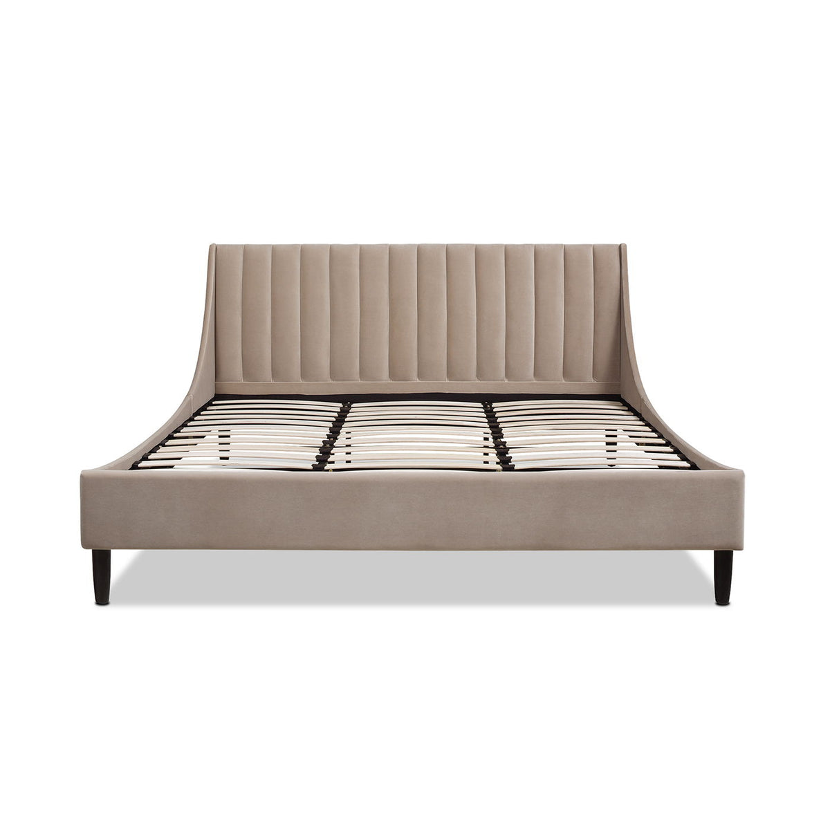 Aspen - Vertical Tufted Headboard Platform Bed