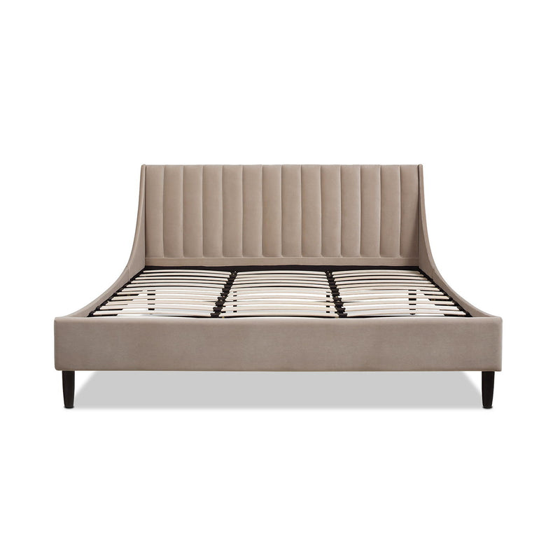 Aspen - Vertical Tufted Modern Headboard Platform Bed Set - R&R Furniture Gallery (Fountain Valley, CA)
