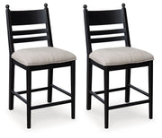 Greddinton - Upholstered Barstool (Set of 2) - R&R Furniture Gallery (Fountain Valley, CA)