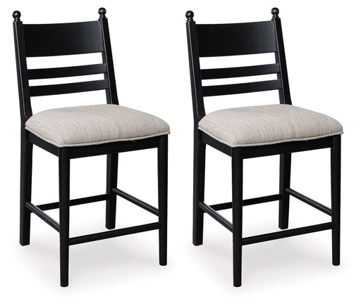 Greddinton - Upholstered Barstool (Set of 2) - R&R Furniture Gallery (Fountain Valley, CA)