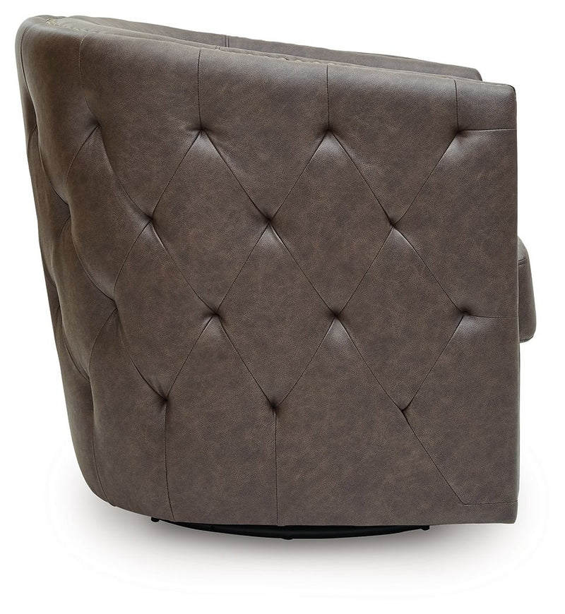 Brentlow - Swivel Accent Chair - R&R Furniture Gallery (Fountain Valley, CA)