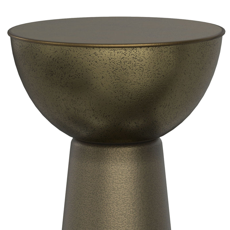 Surrey - Side Table - Antique Gold - R&R Furniture Gallery (Fountain Valley, CA)