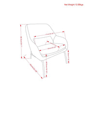 Elmont - Hand Constructed Accent Chair - R&R Furniture Gallery (Fountain Valley, CA)