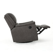Noble House contemporary swivel glider recliner chair with plush cushioning and smooth swivel and gliding functions.