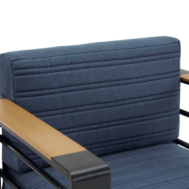 Giovanna - Club Chair Set With Aluminum Frame - R&R Furniture Gallery (Fountain Valley, CA)