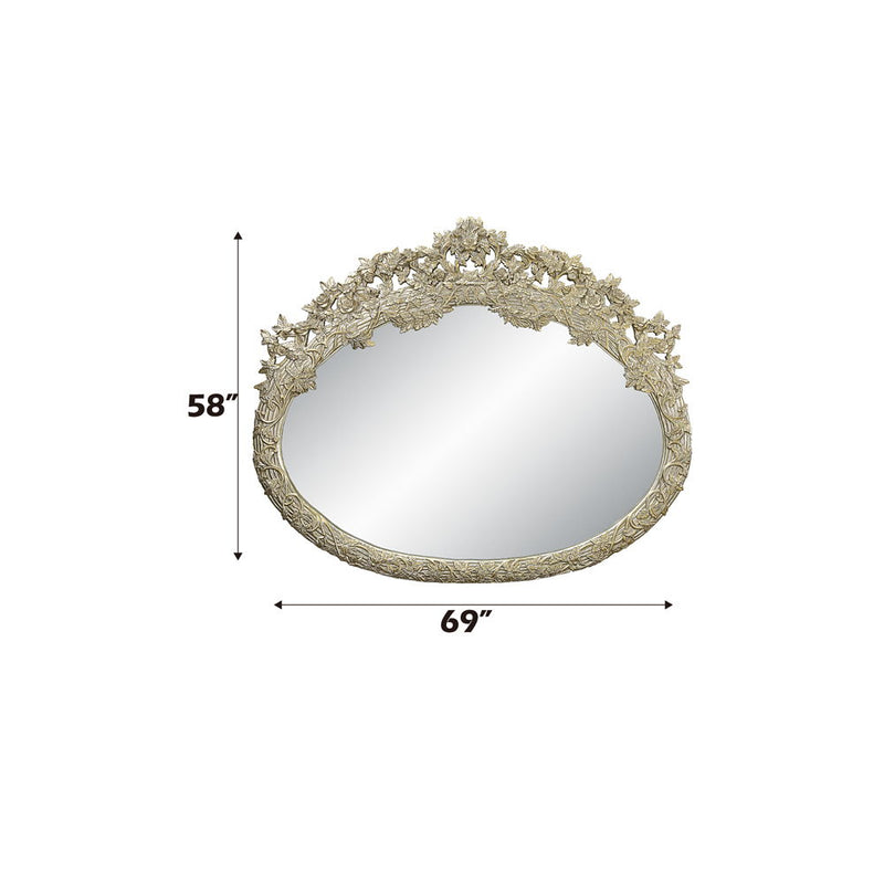 Sorina - 57" Mirror - Antique Gold - R&R Furniture Gallery (Fountain Valley, CA)