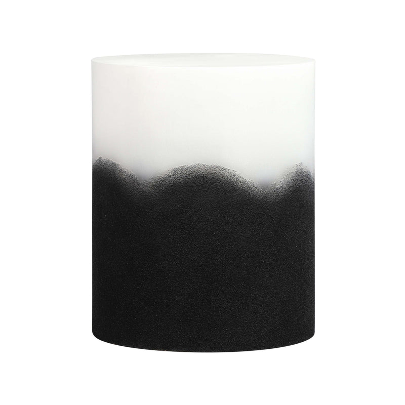 Matra - Side Table - Black And White - R&R Furniture Gallery (Fountain Valley, CA)