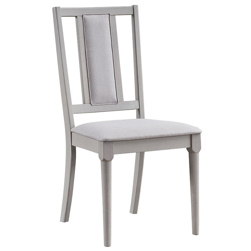 Marta - Side Chair (Set of 2) - Beige Linen & Natural - R&R Furniture Gallery (Fountain Valley, CA)