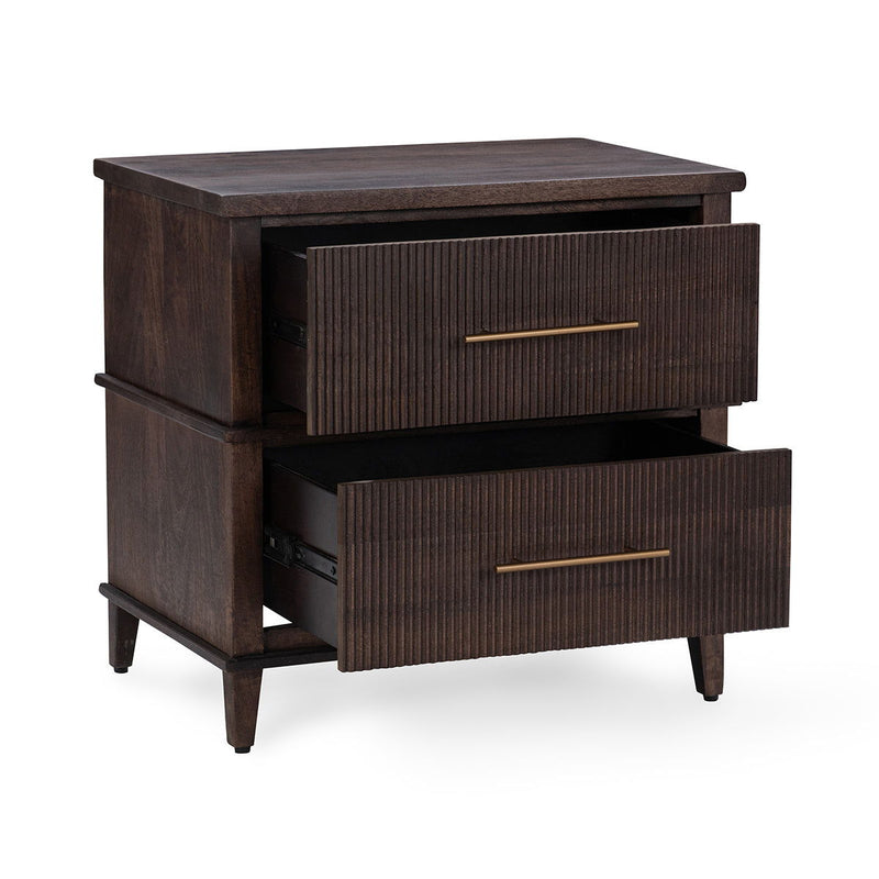 Westlake - 2-Drawer Nightstand - Kona Brown - R&R Furniture Gallery (Fountain Valley, CA)